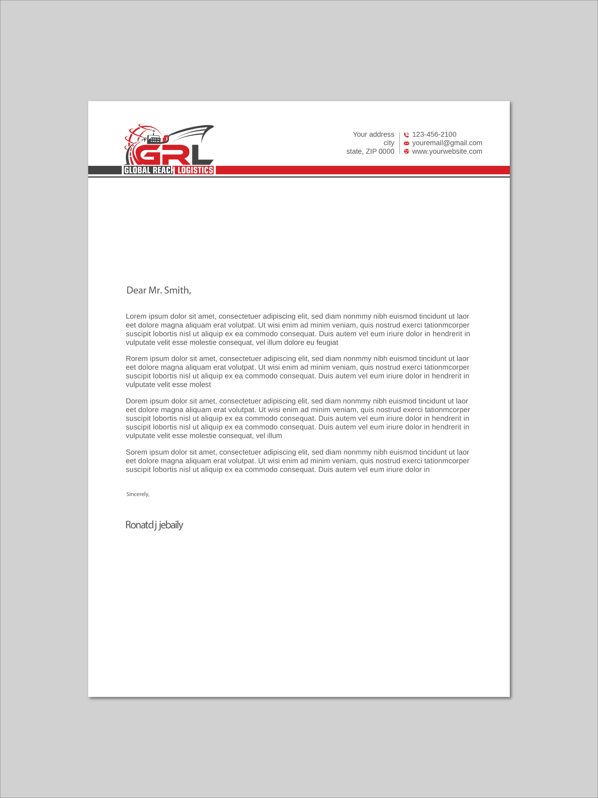 Briefkopf-Design von LAXMI DESIGNHUB für dieses Projekt | Design #32829112