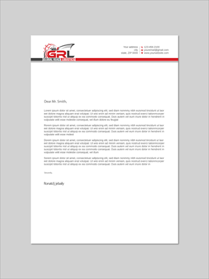 Letterhead Design by LAXMI DESIGNHUB for this project | Design: #32829112