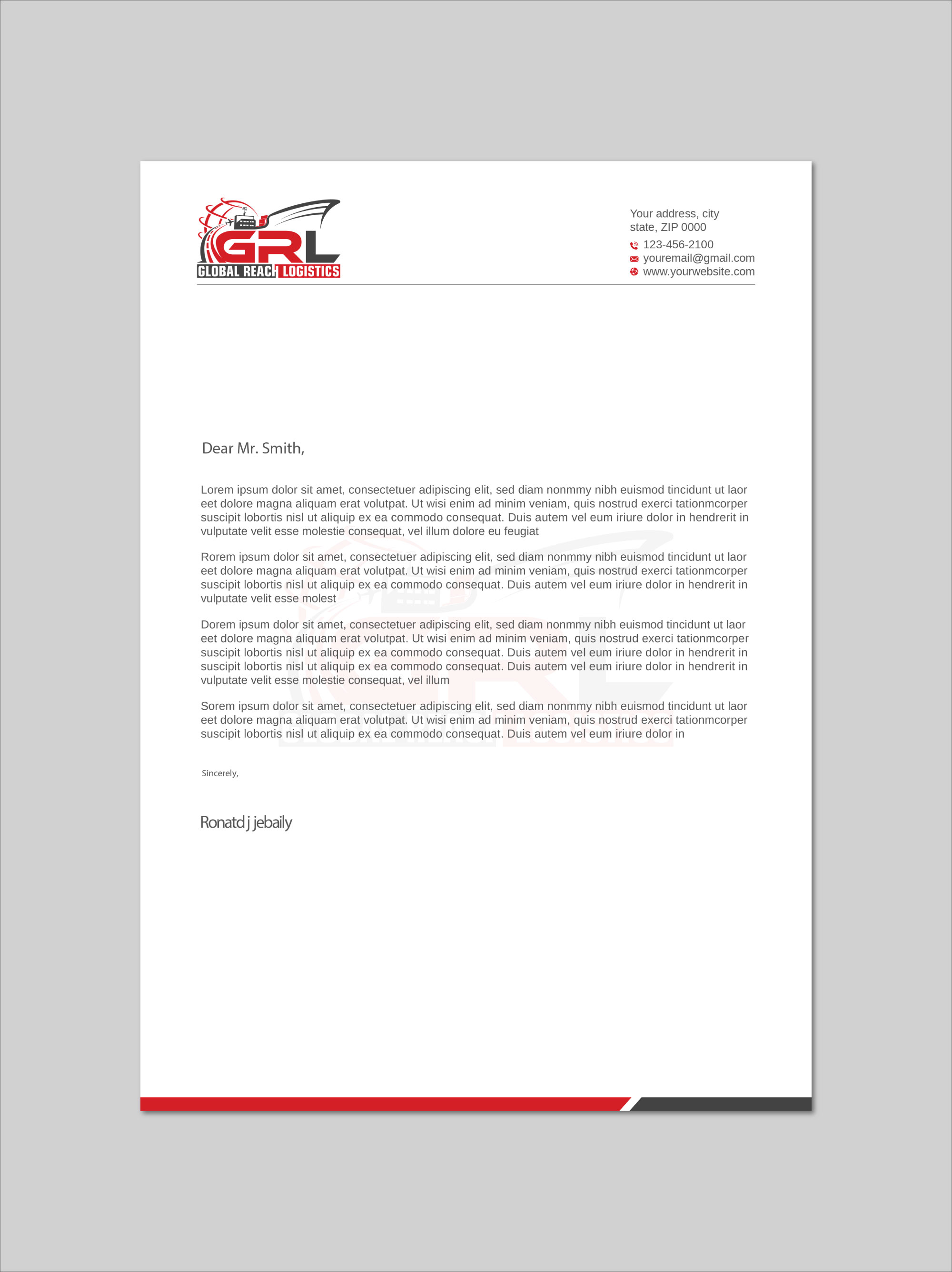 Briefkopf-Design von LAXMI DESIGNHUB für dieses Projekt | Design #32829119