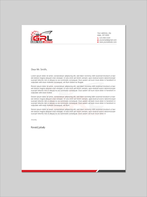 Letterhead Design by LAXMI DESIGNHUB for this project | Design: #32829119