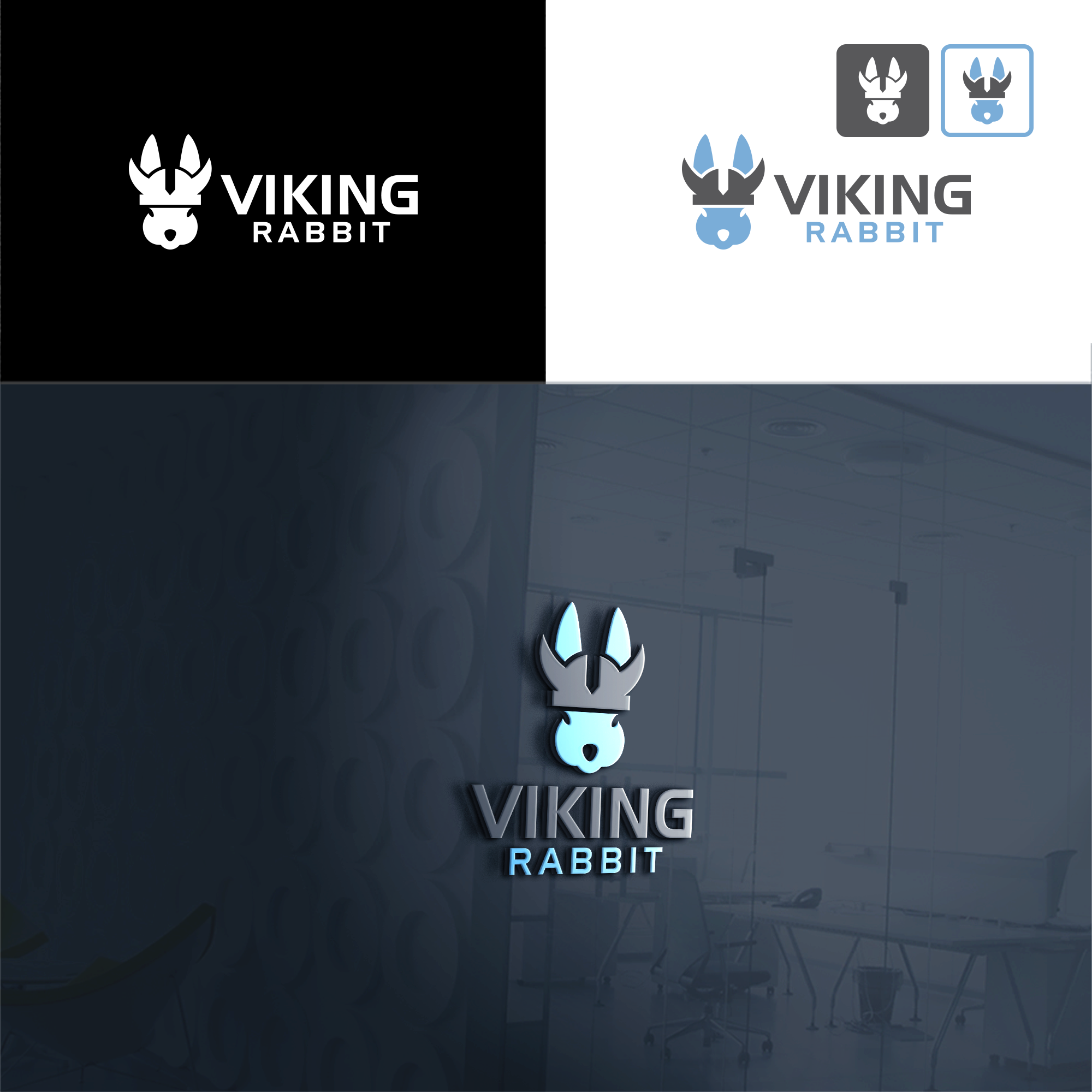 Logo Design by RA-bica for Viking Rabbit | Design #32818682