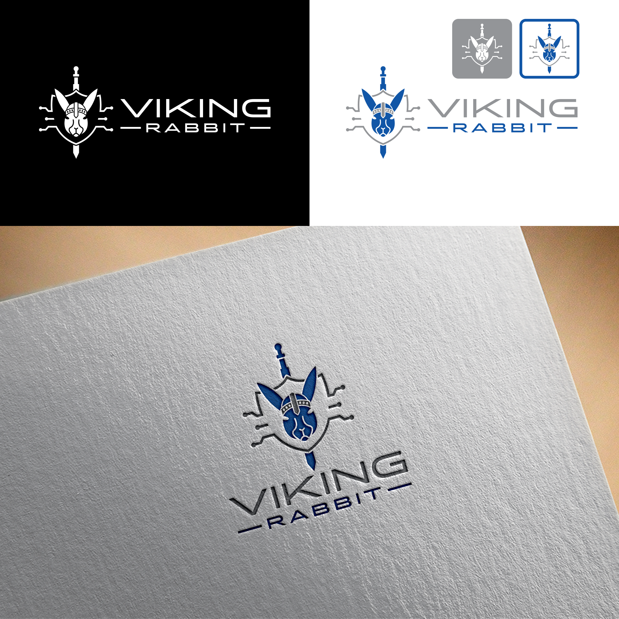 Logo Design by RA-bica for Viking Rabbit | Design #32818683