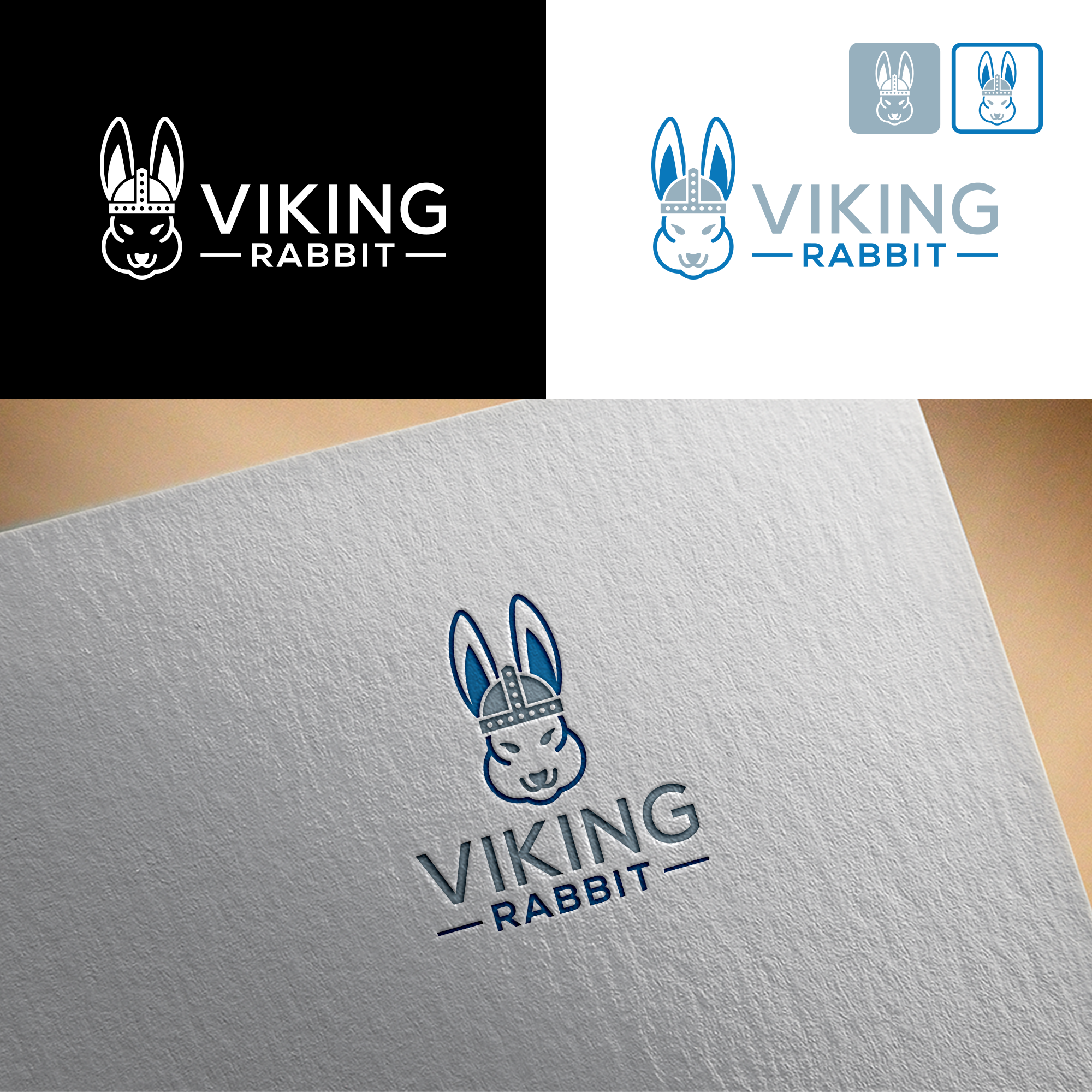Logo Design by RA-bica for Viking Rabbit | Design #32818684