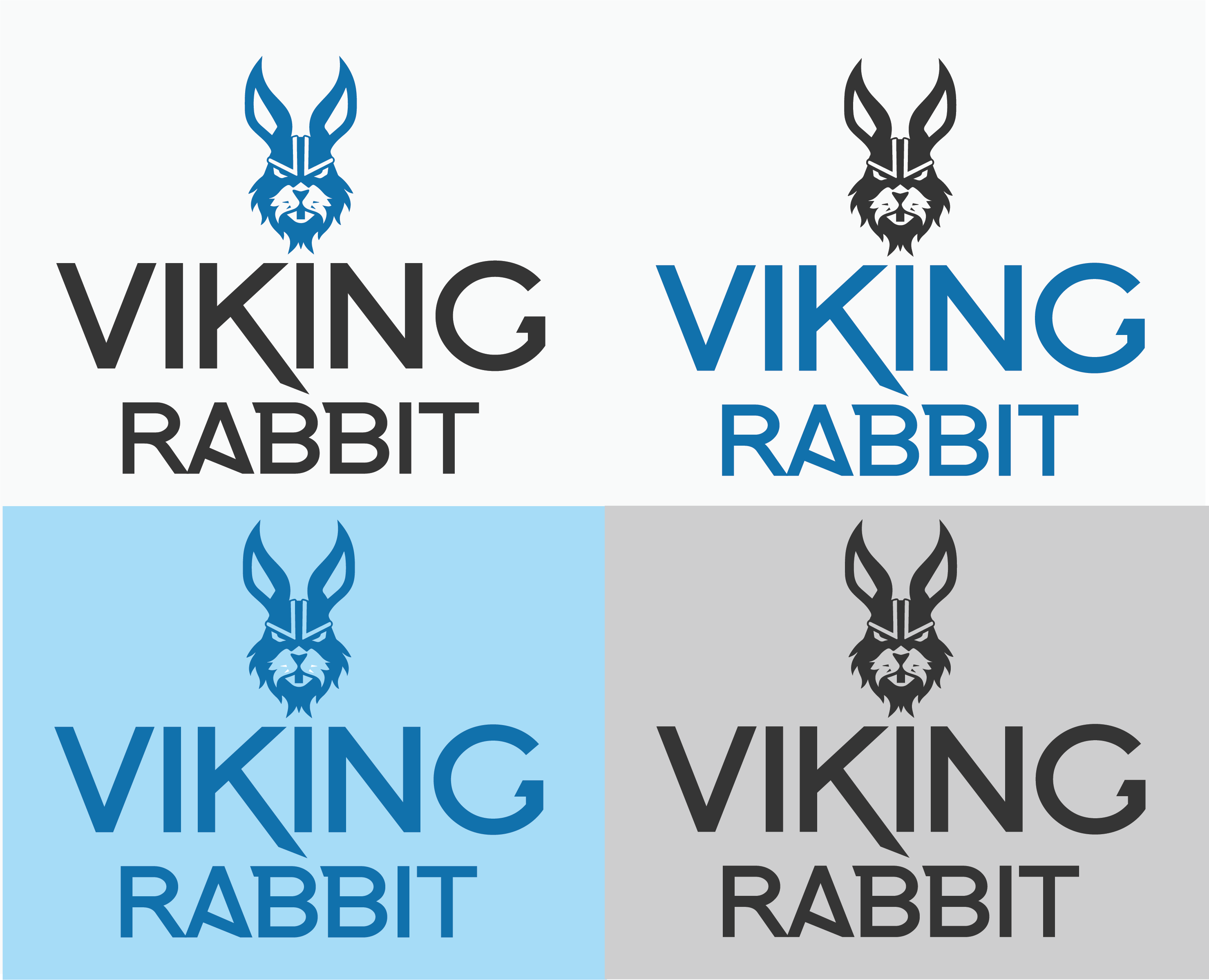 Logo Design by Vibrix Media for Viking Rabbit | Design #32820999