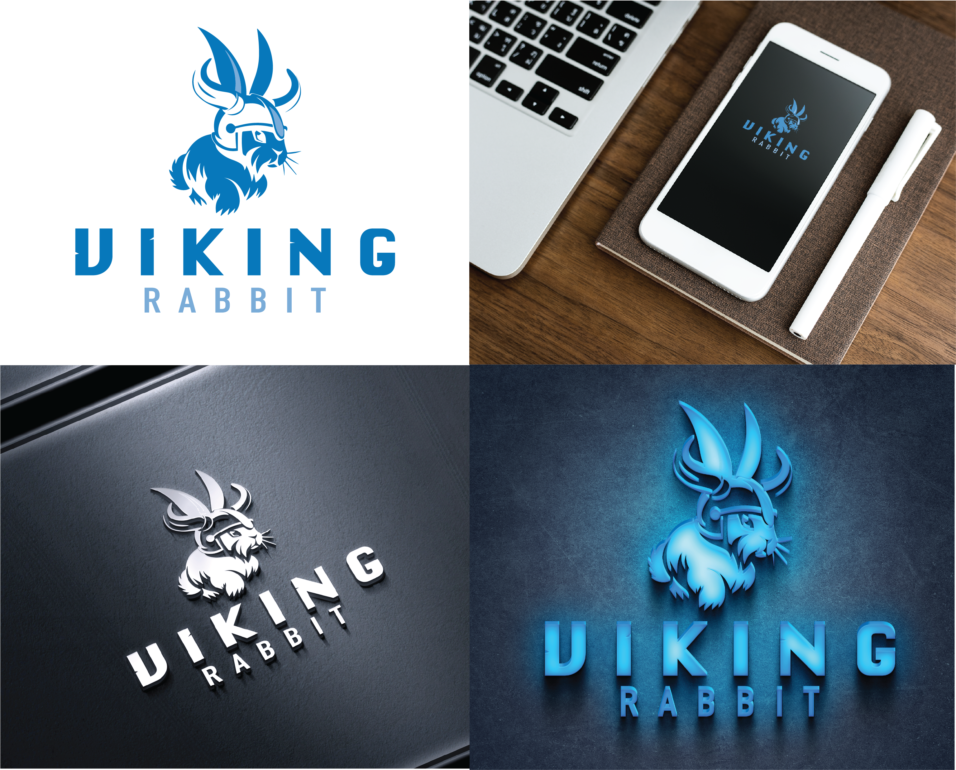 Logo Design by Vibrix Media for Viking Rabbit | Design #32821744