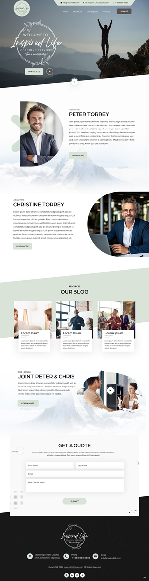 Web Design by pb for this project | Design #32820833