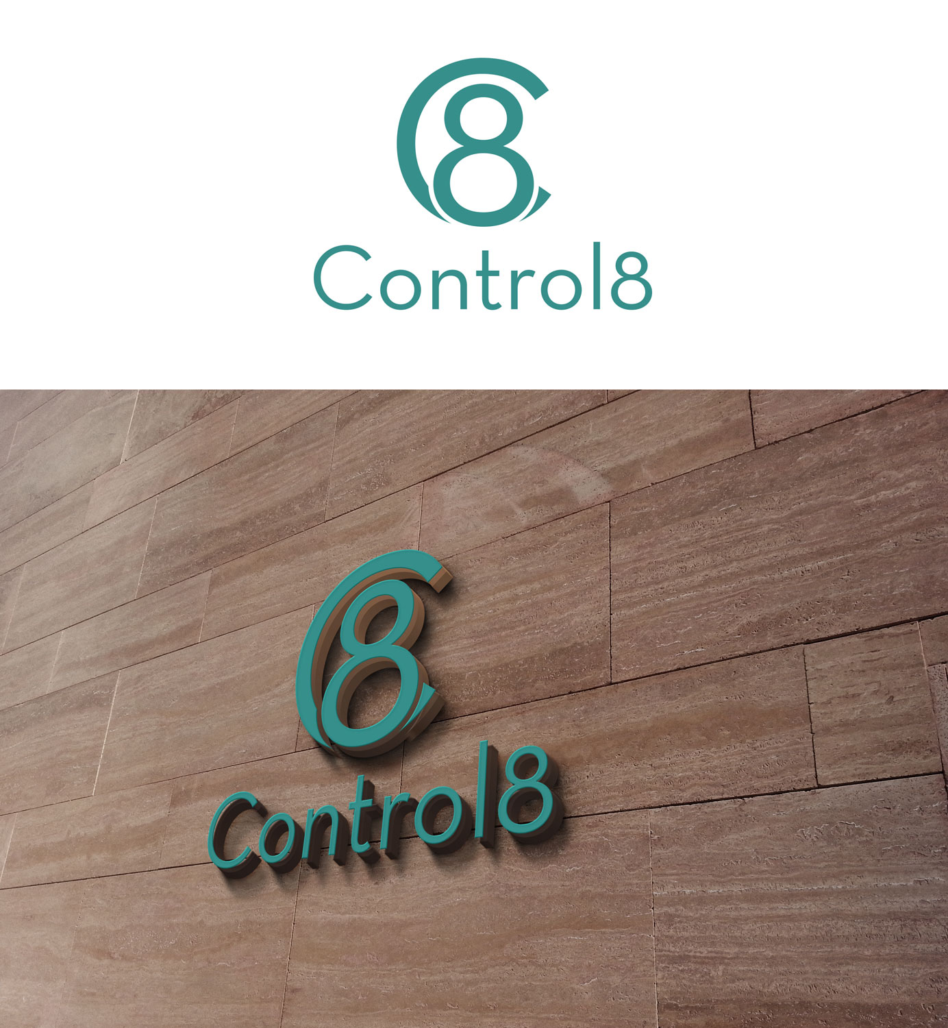Logo Design for Control8 and and seperate Logo Featuring C8 (shorthand ...