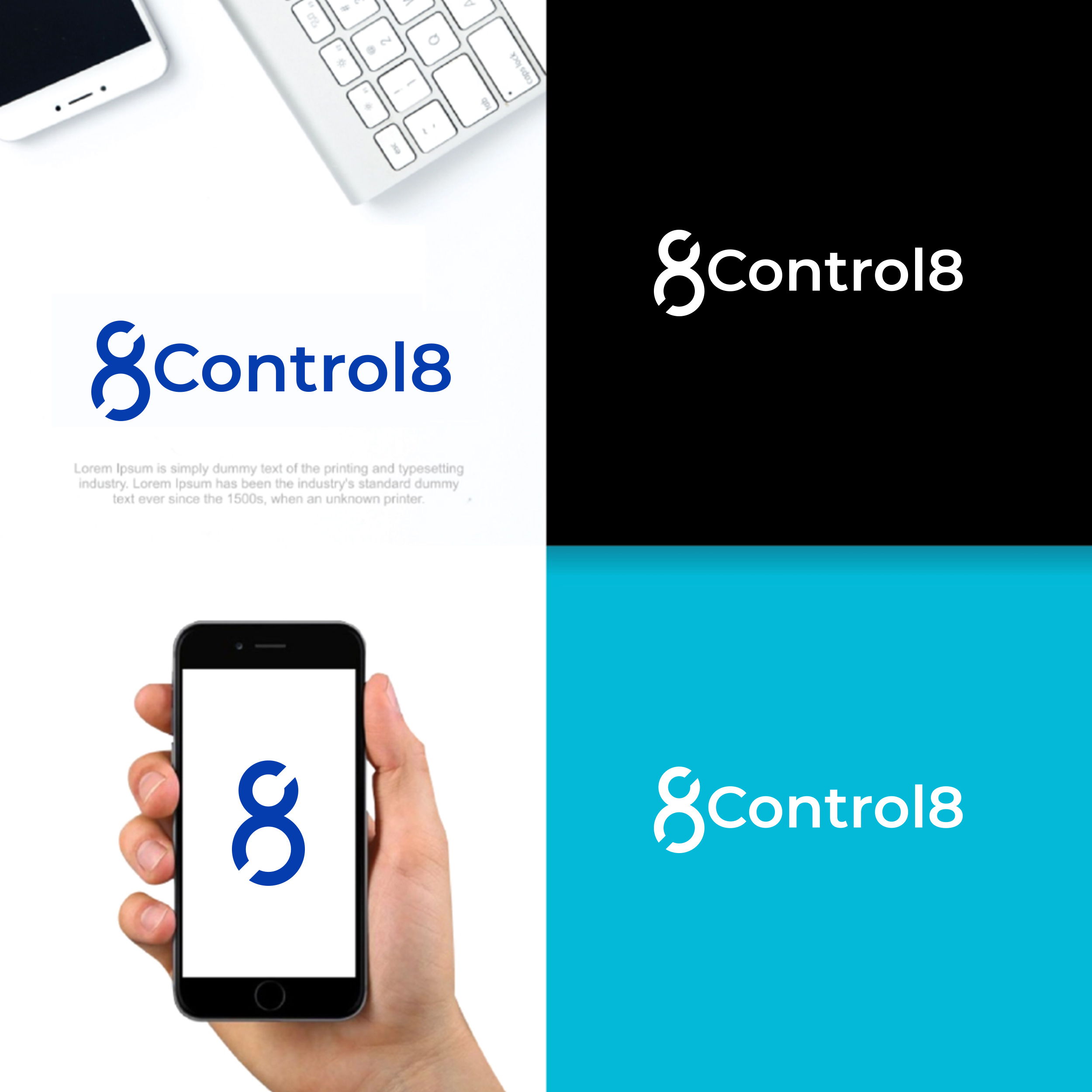 Logo Design for Control8 and and seperate Logo Featuring C8 (shorthand ...