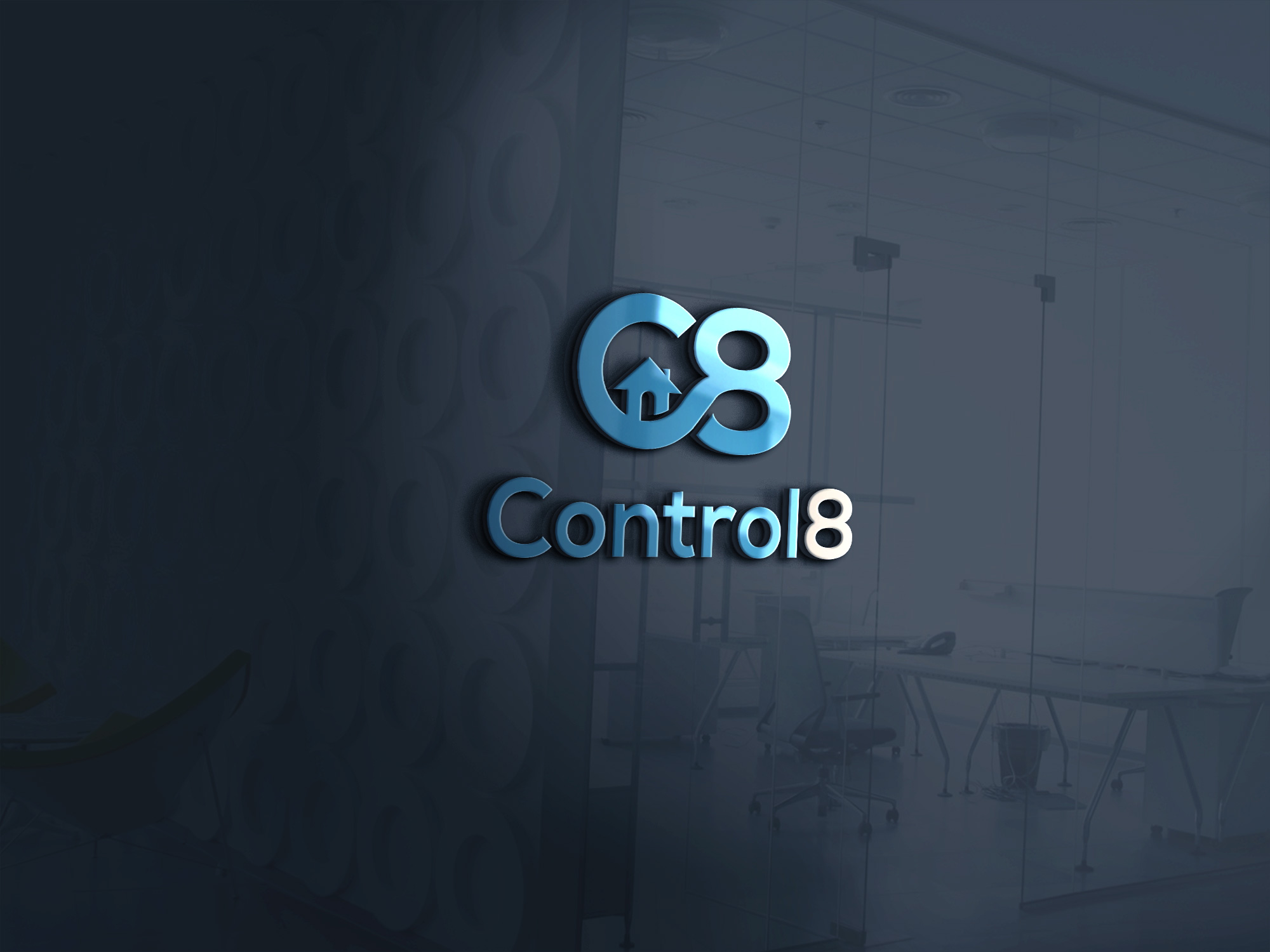 Logo Design for Control8 and and seperate Logo Featuring C8 (shorthand ...