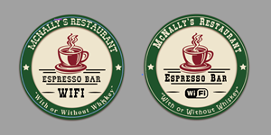 Espresso Bar Exterior Road Sign