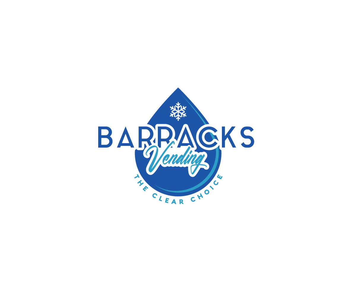 Economical, Bold, Ice and Water sales, vending machines Logo Design for