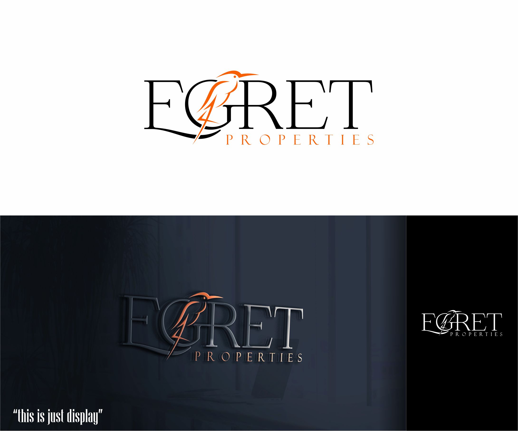 Logo Design by alkaline for Egret Properties | Design #32826598