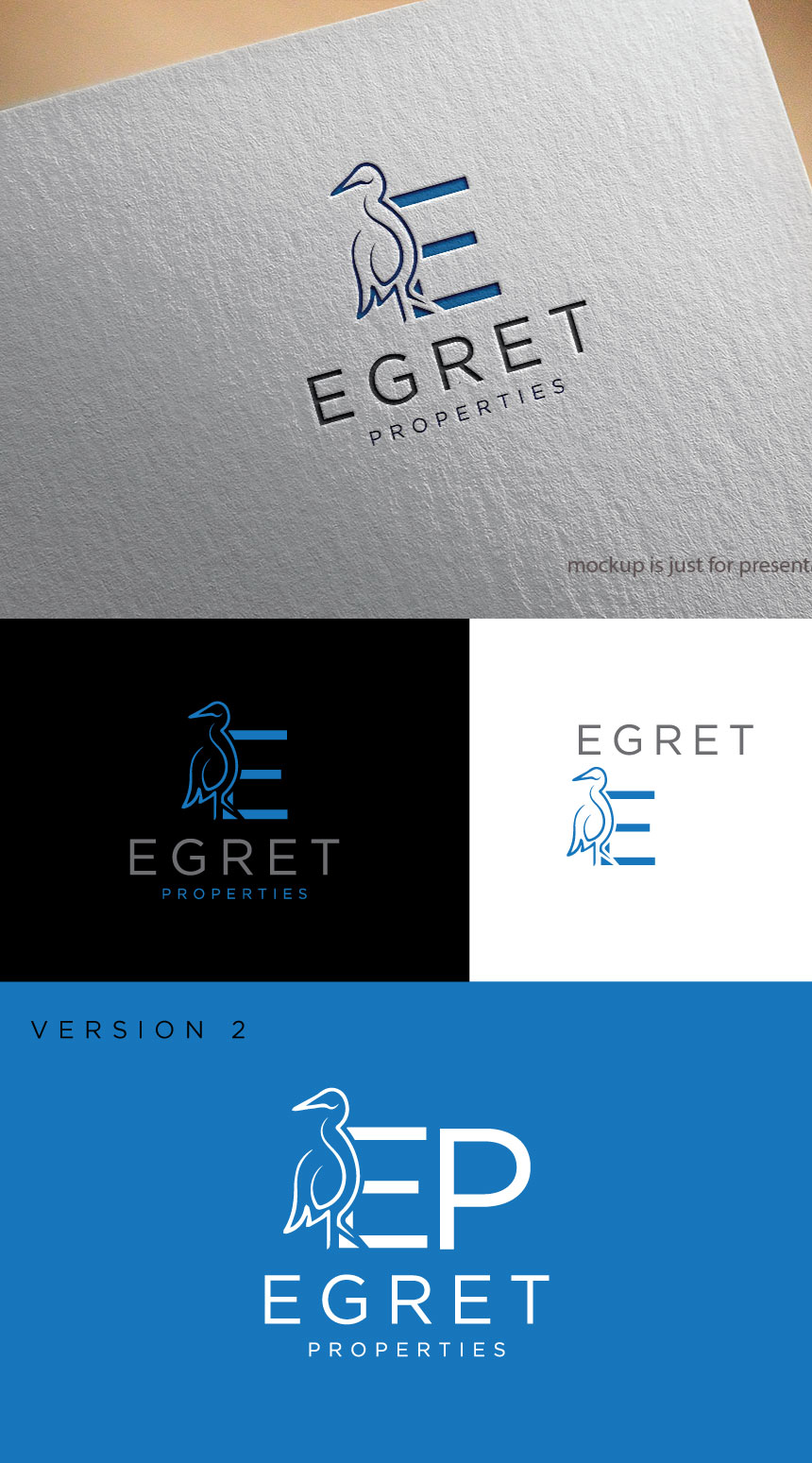 Logo Design by SK art_pro for Egret Properties | Design #32828550