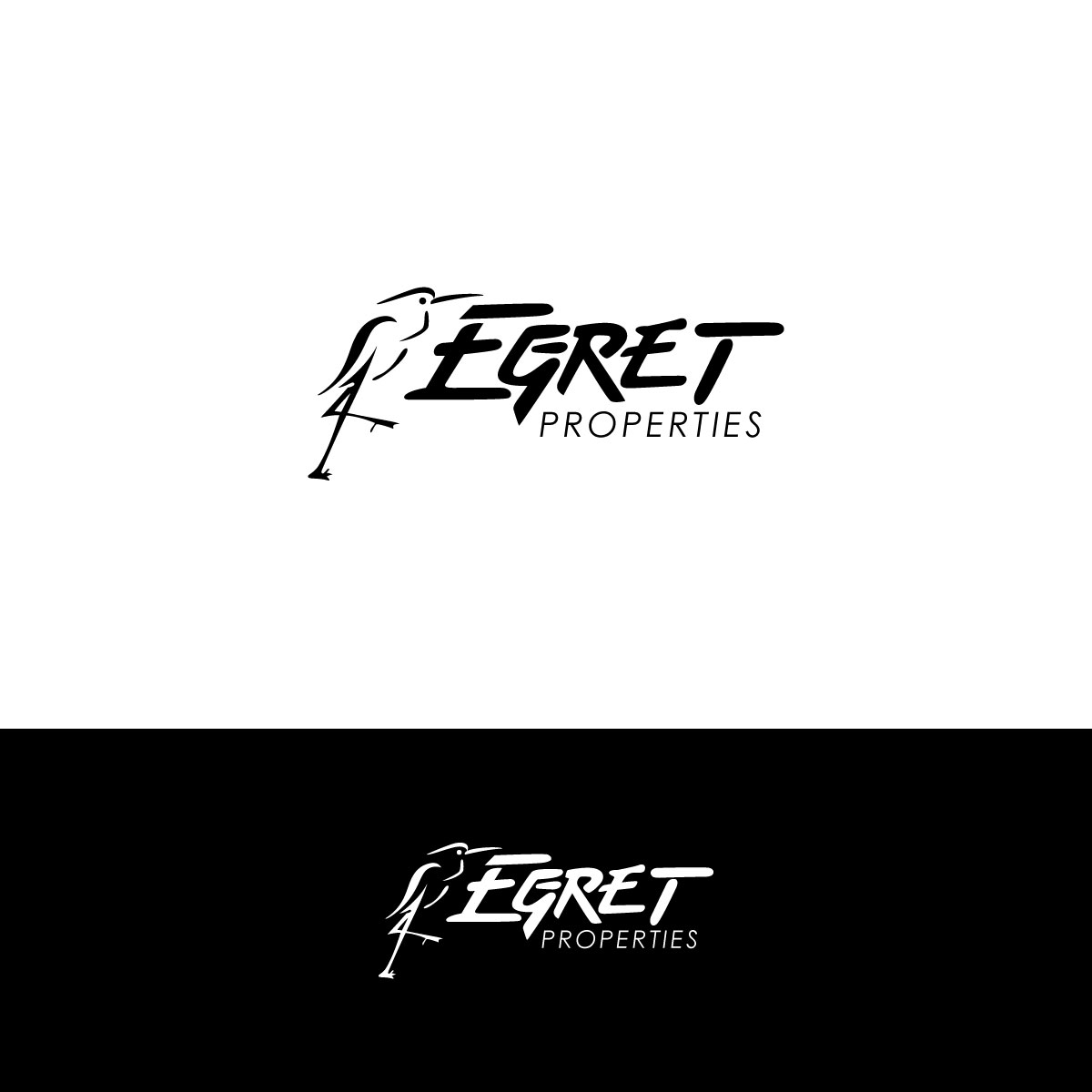 Logo Design by chris Ray for Egret Properties | Design #32826793