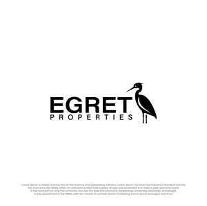 Design de Logo par Ura Designs pour Egret Properties | Design : #32826087