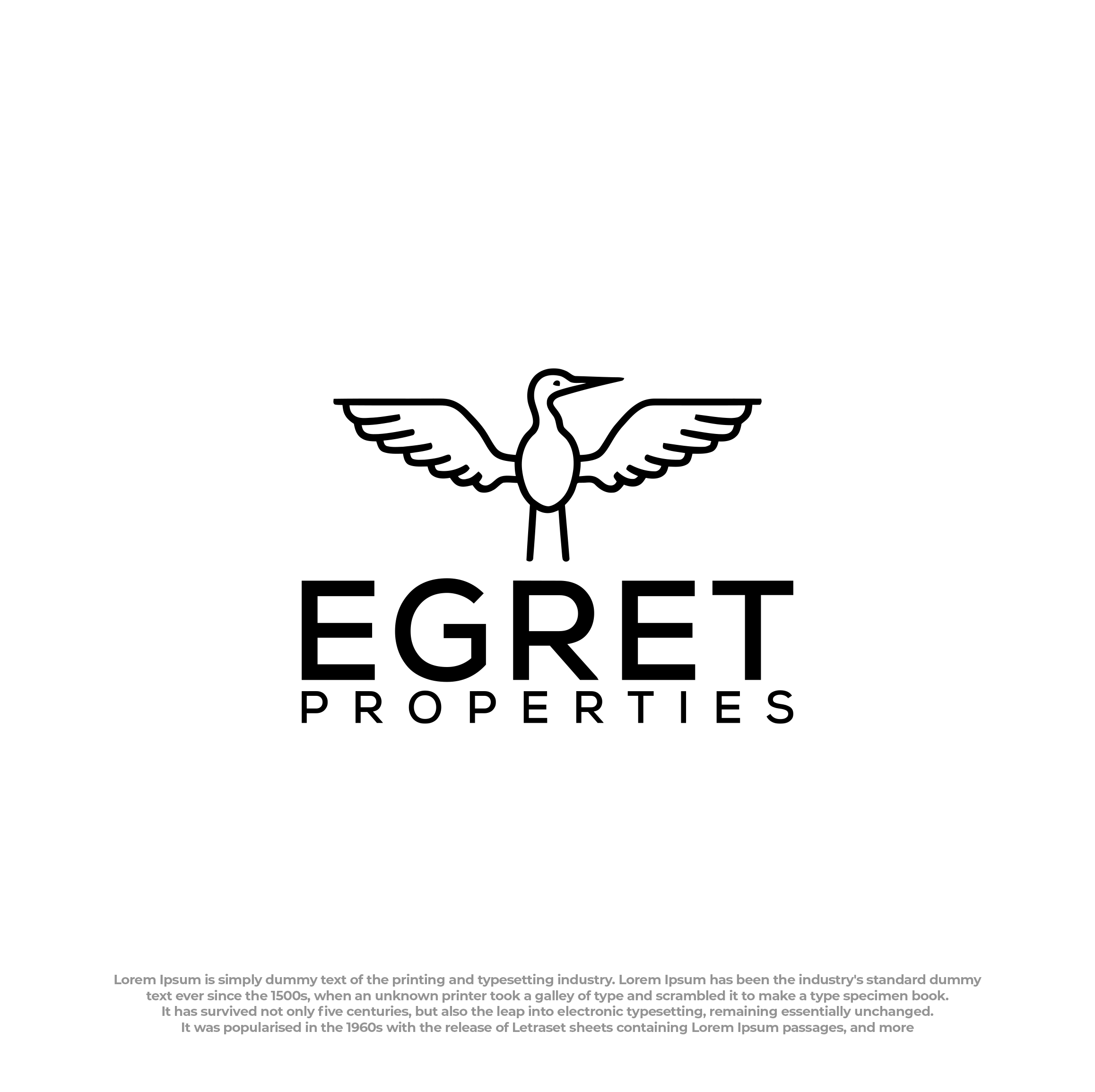 Logo Design by Ura Designs for Egret Properties | Design #32826090