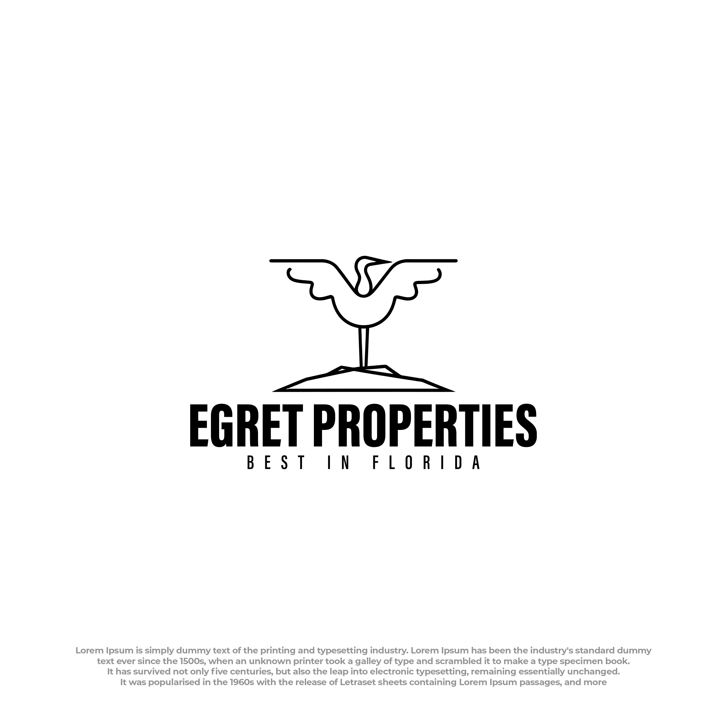 Design de Logo par Ura Designs pour Egret Properties | Design #32826091