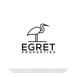 Design de Logo par Ura Designs pour Egret Properties | Design : #32826092