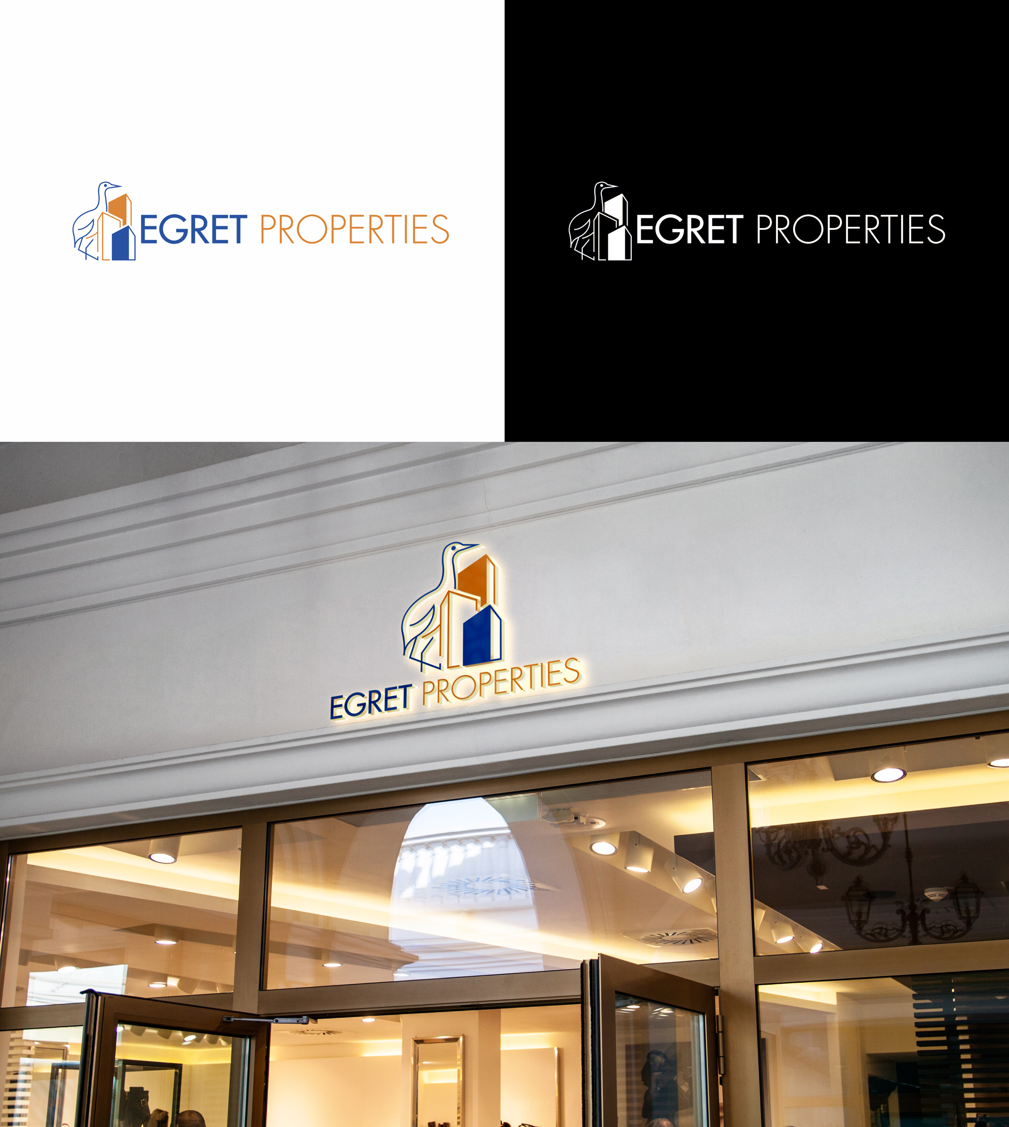 Design de Logo par RA-bica pour Egret Properties | Design #32827830