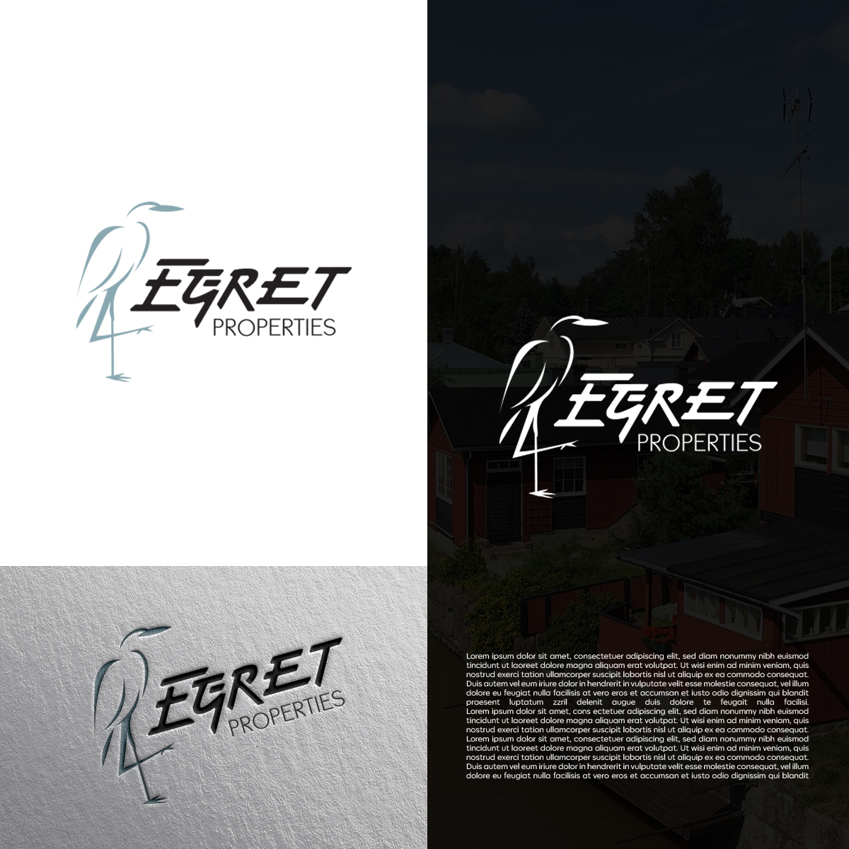 Logo-Design von DesignSNW für Egret Properties | Design #32826824