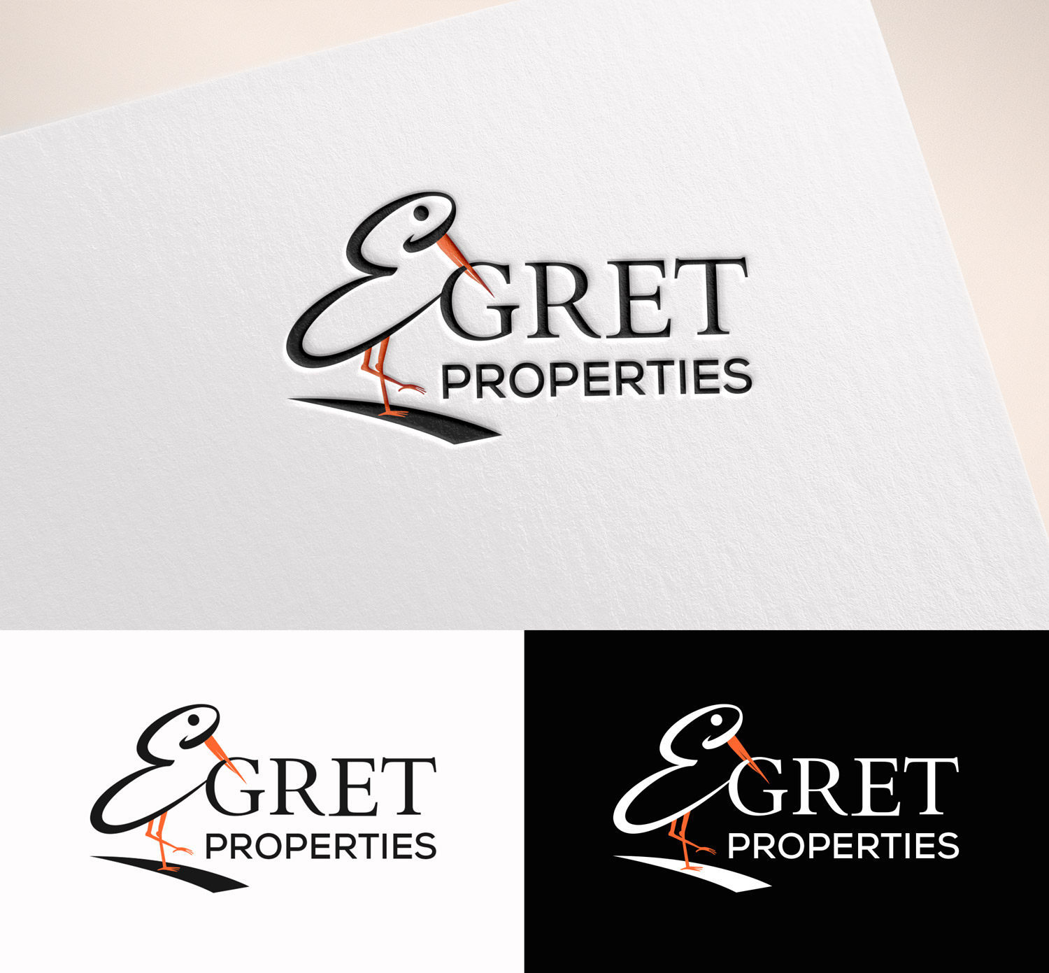 Logo Design by M Art & Design for Egret Properties | Design #32828231