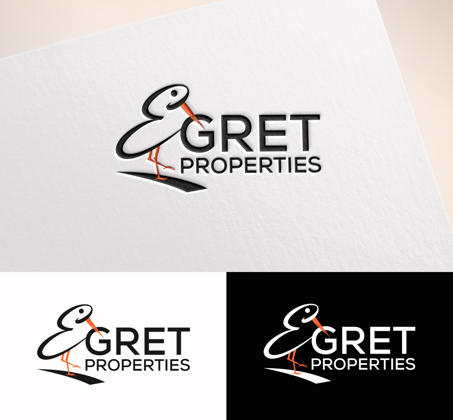 Logo Design by M Art & Design for Egret Properties | Design #32828265