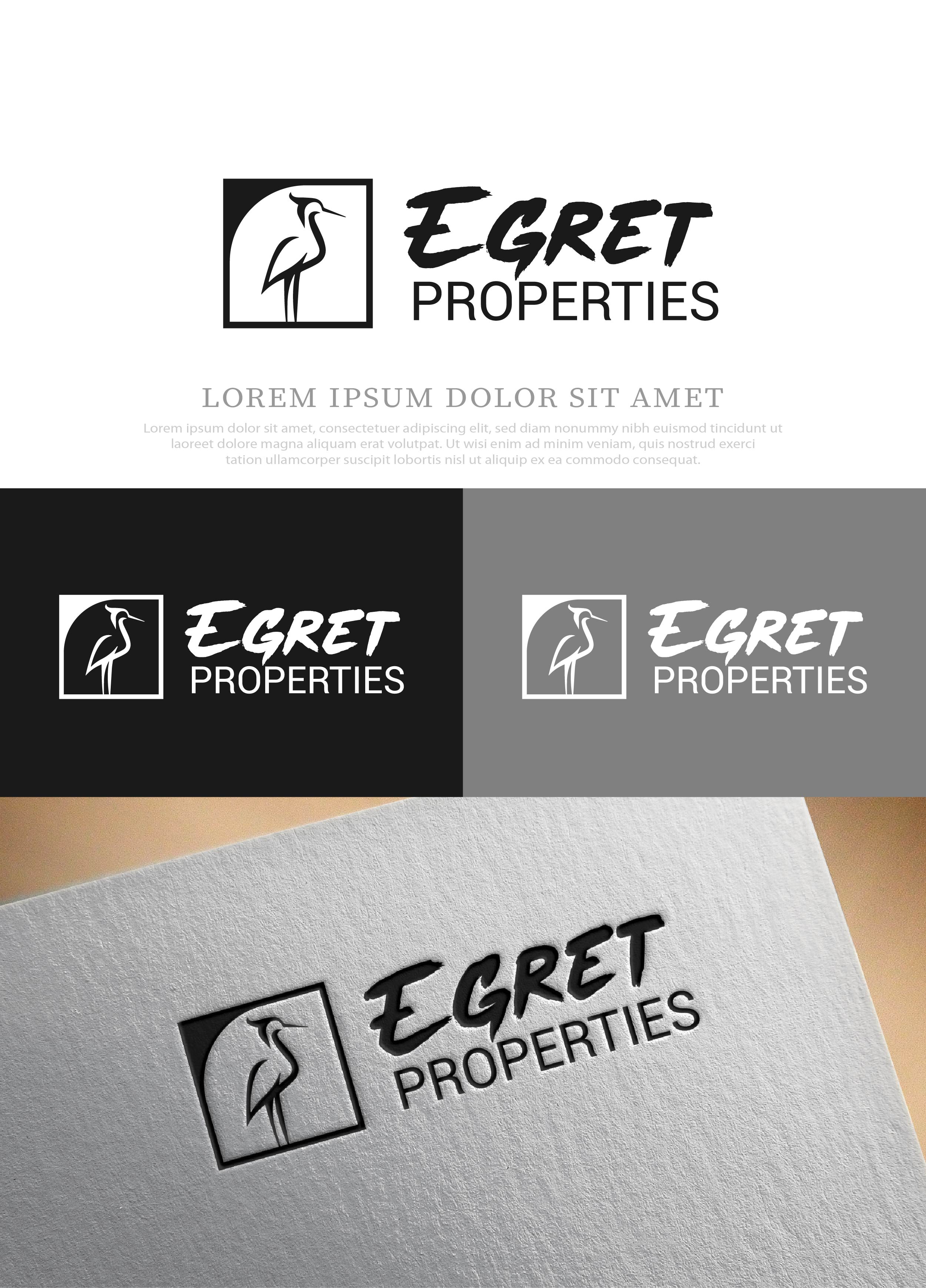 Design de Logo par NasarLogo pour Egret Properties | Design #32831877