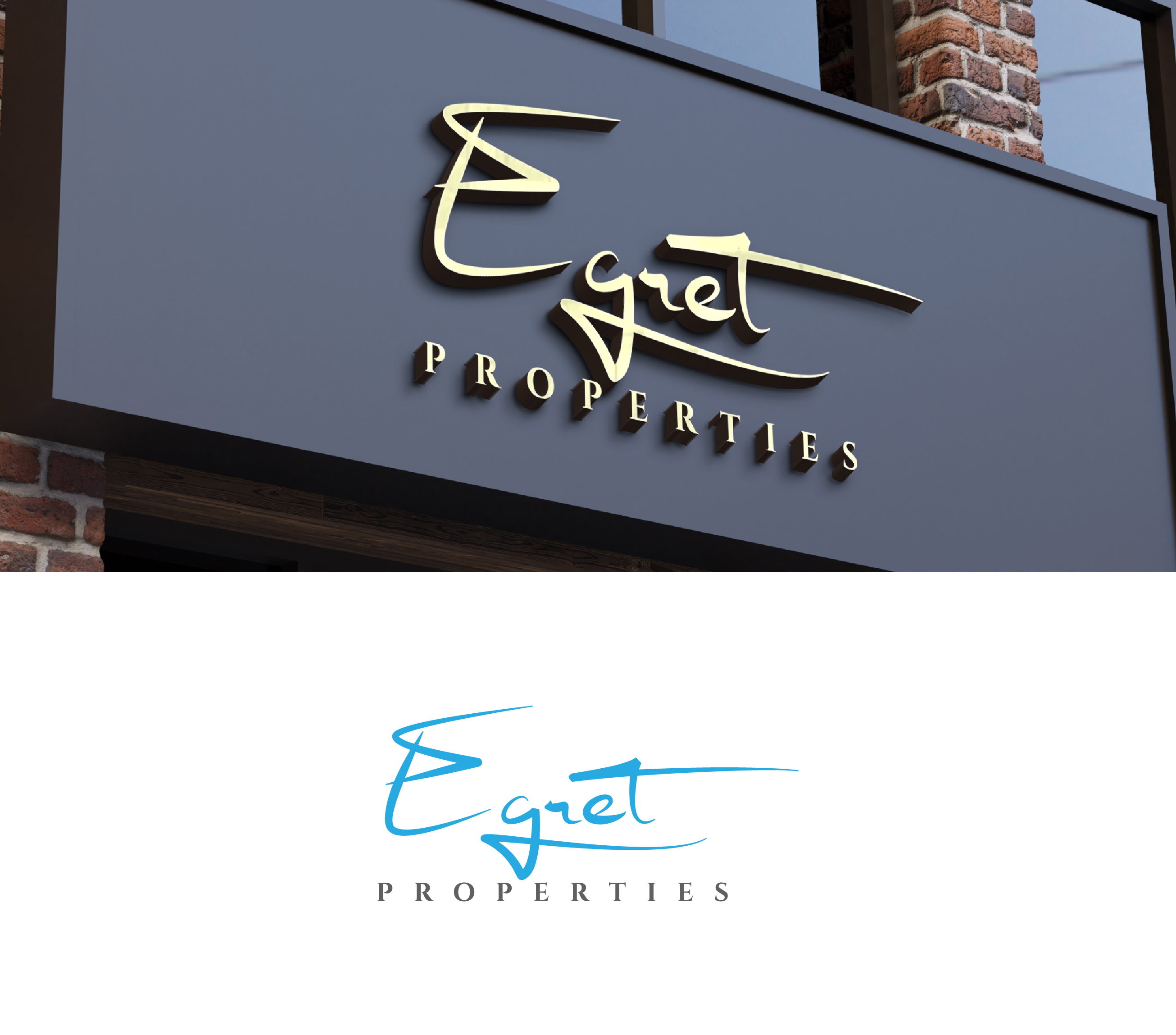 Logo-Design von Creative Poli für Egret Properties | Design #32829335
