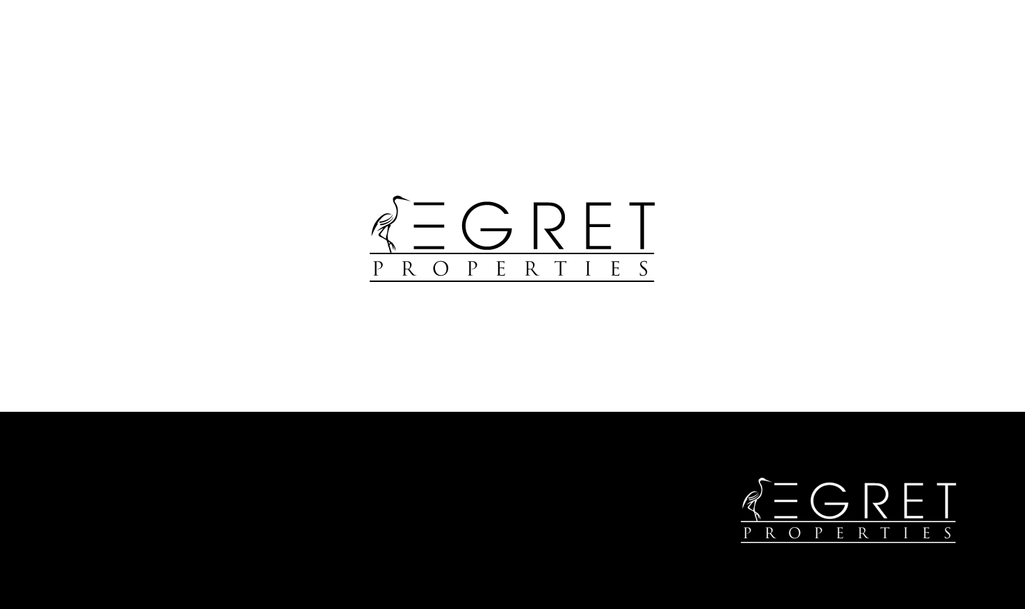 Logo Design by creativepoint for Egret Properties | Design #32828243