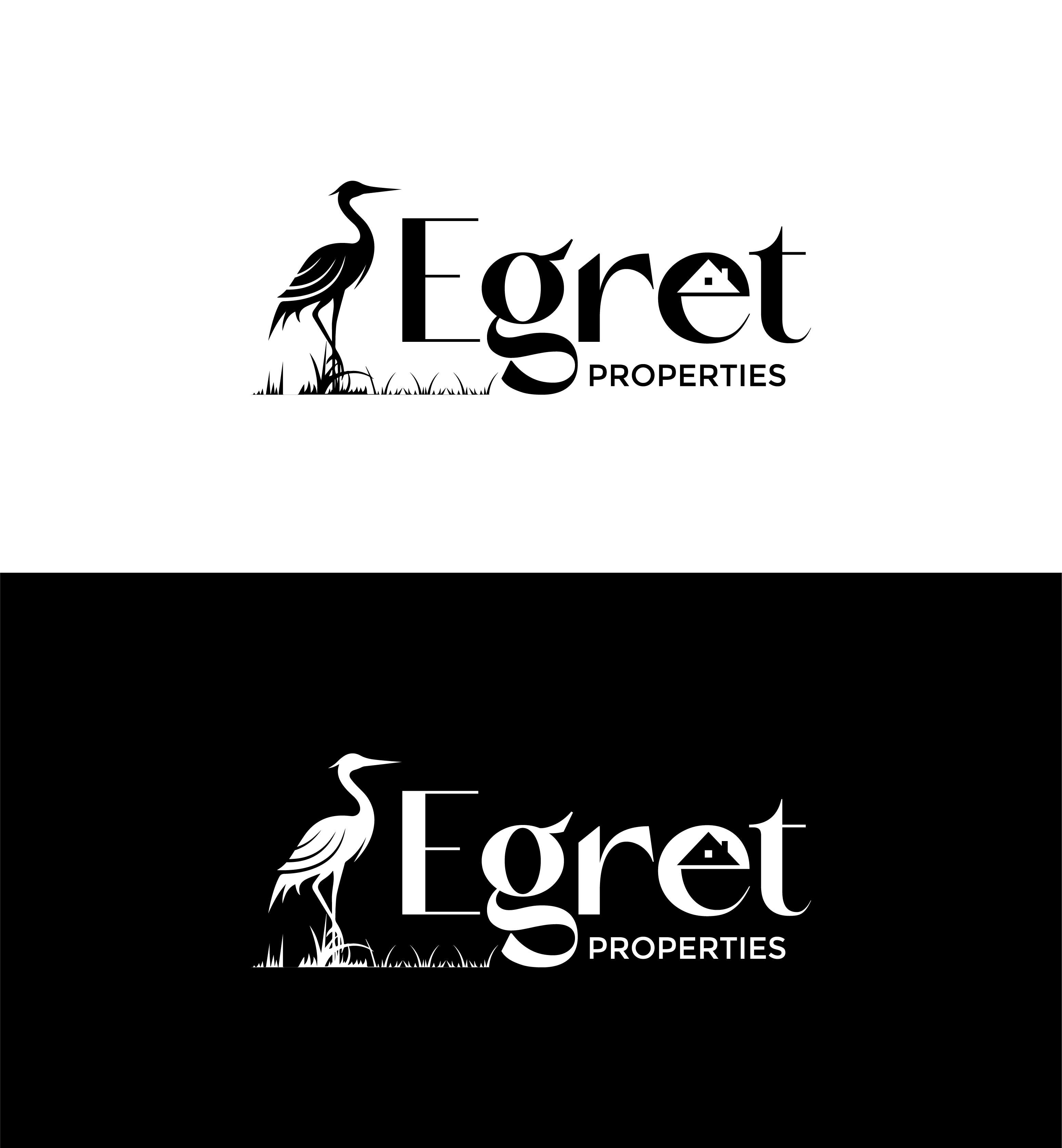 Logo Design by TAQ for Egret Properties | Design #32829503