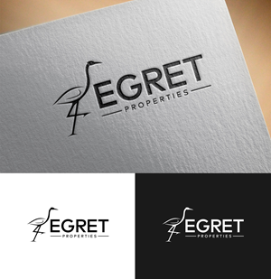 Logo Design by Sarah Graphic for Egret Properties | Design: #32831090