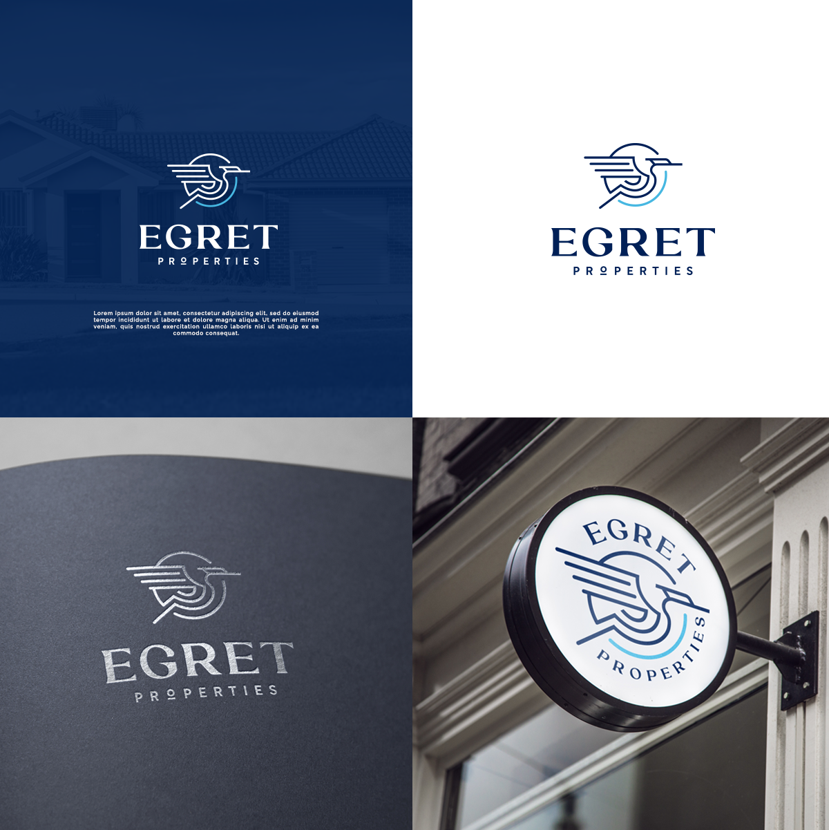 Logo Design by ivan for Egret Properties | Design #32826481