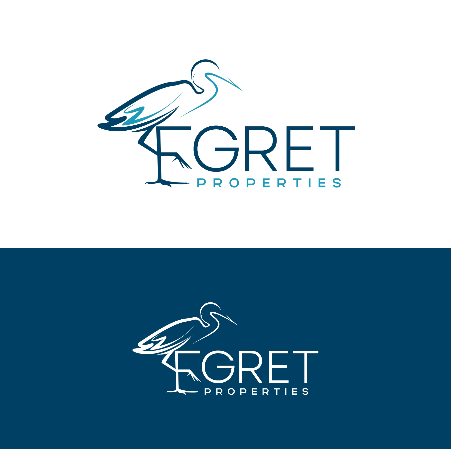 Logo Design by debdesign for Egret Properties | Design #32829395