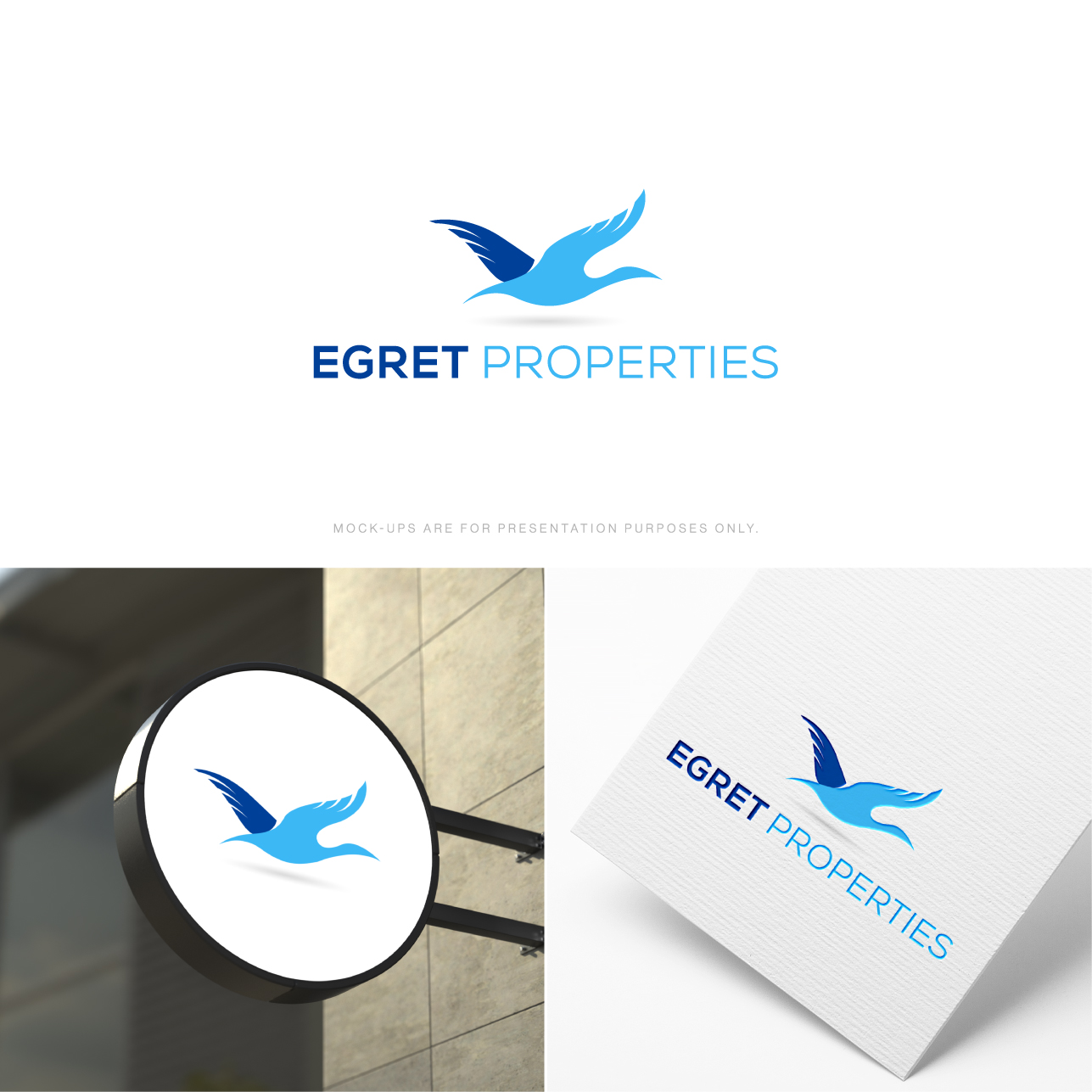 Diseño de Logo por The Lion Studios para Egret Properties | Diseño #32828851