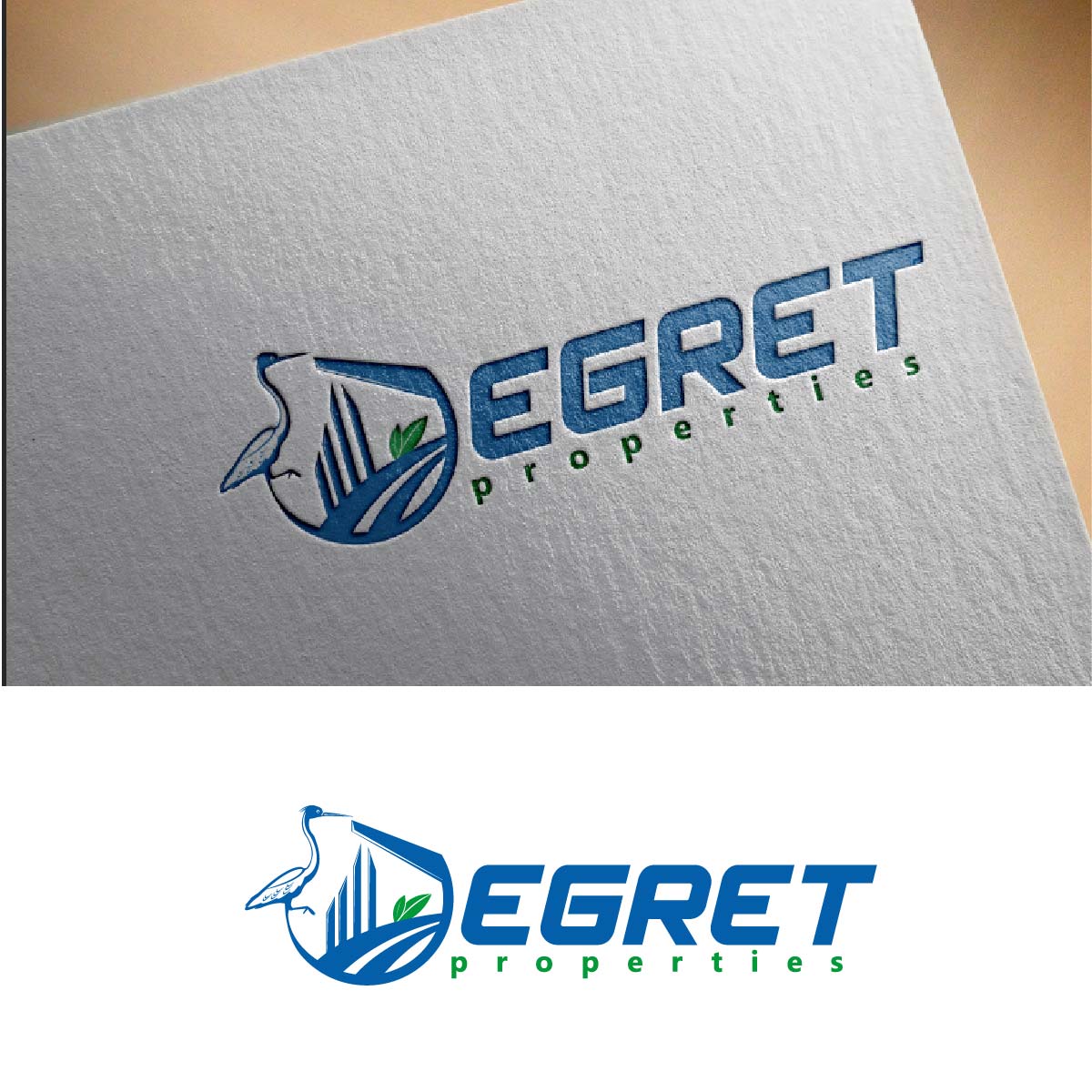 Diseño de Logo por fly  design para Egret Properties | Diseño #32829039