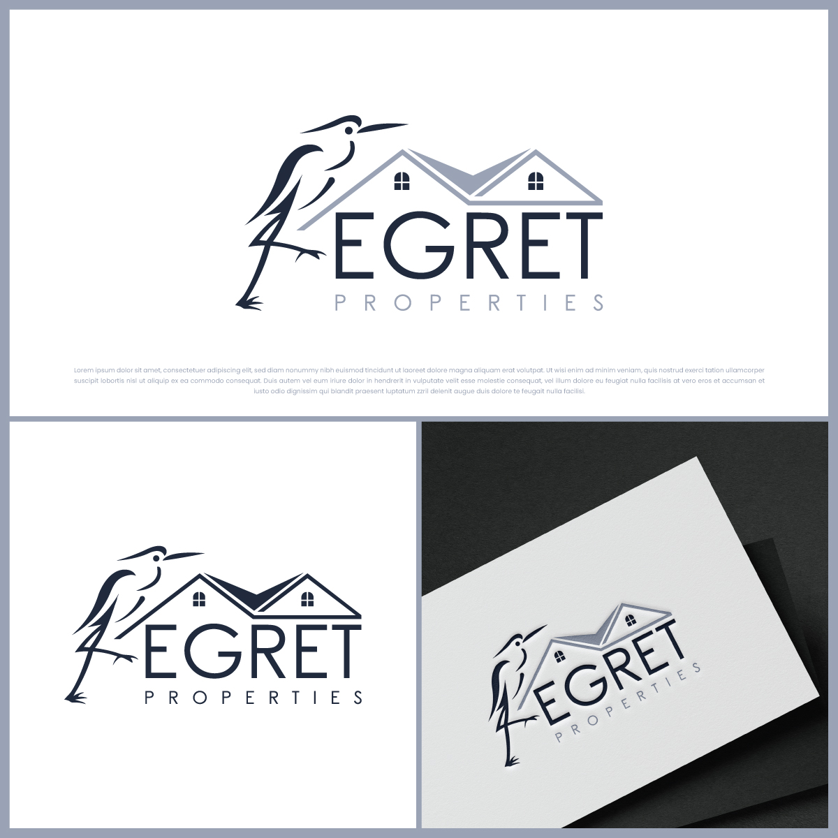 Logo Design by TrisDesign for Egret Properties | Design #32826443