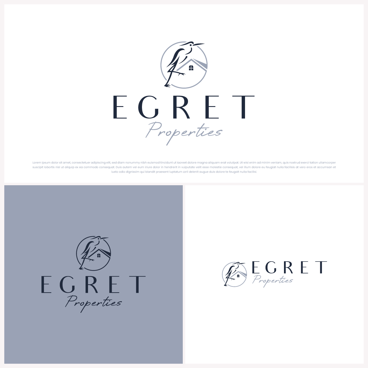 Logo Design by TrisDesign for Egret Properties | Design #32827260