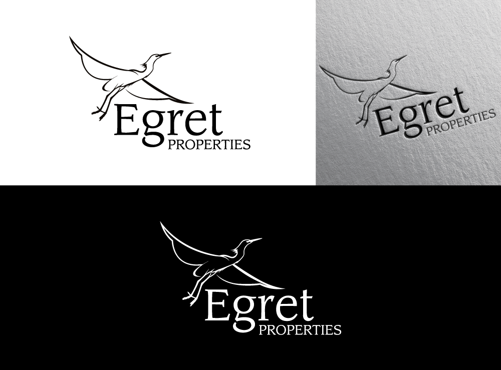 Logo Design by Cre@8ive.Colors for Egret Properties | Design #32826249
