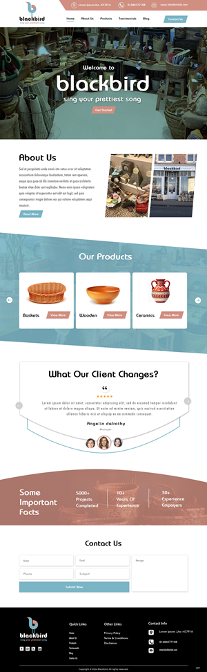 Squarespace Design by pb for Petals | Design: #32840176