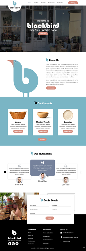 Squarespace Design by pb for Petals | Design: #32840181