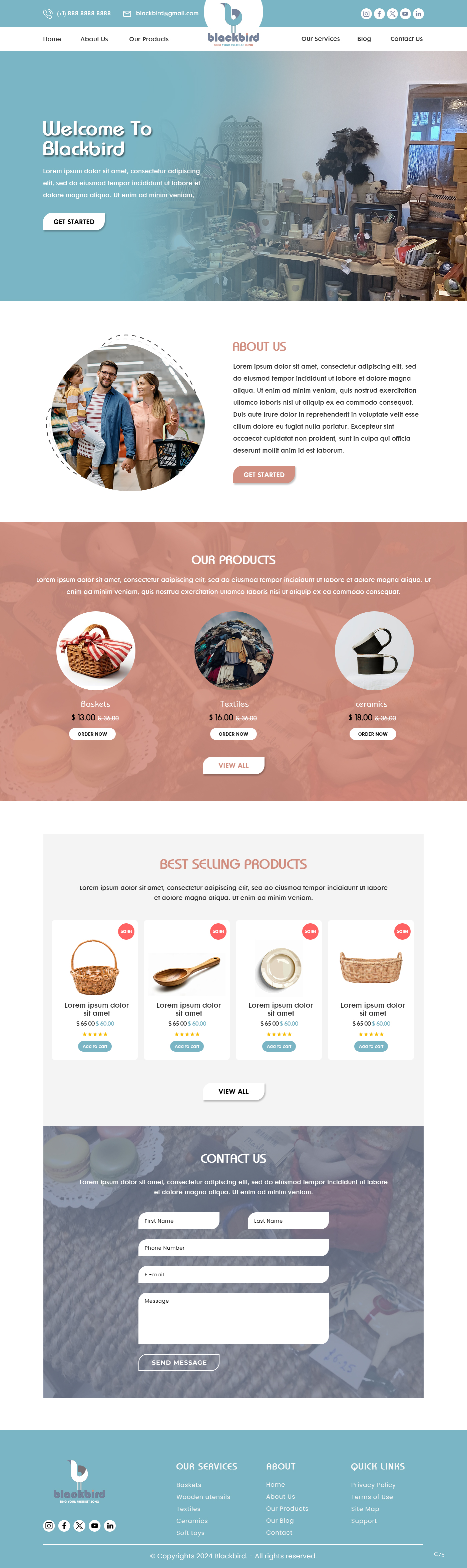 Design Squarespace par pb pour Petals | Design #32840182