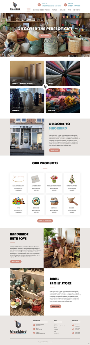 Squarespace Design by pb for Petals | Design: #32840183