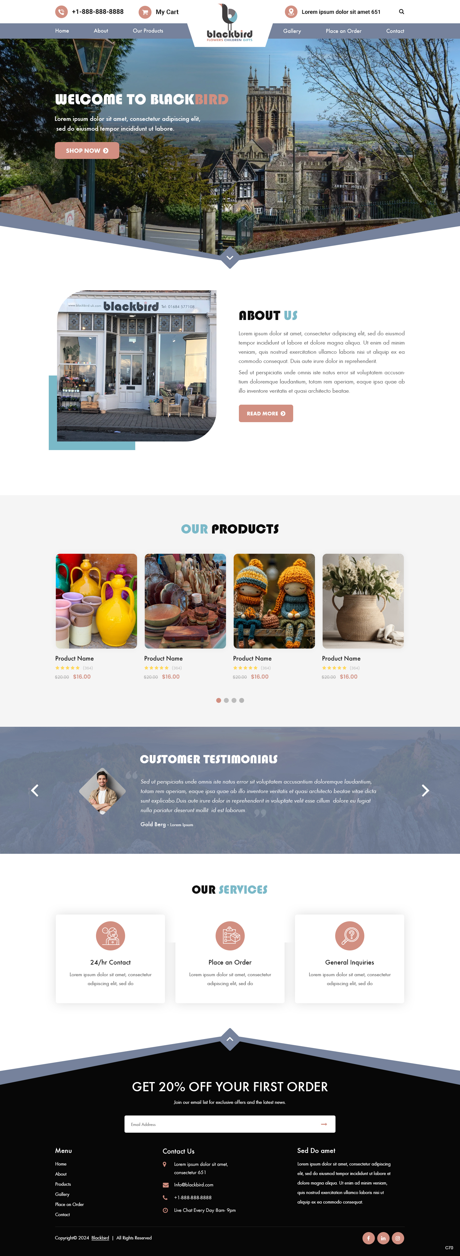 Design Squarespace par pb pour Petals | Design #32852957