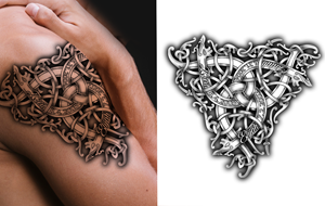 Tattoo Design by ioio for this project | Design: #32843064