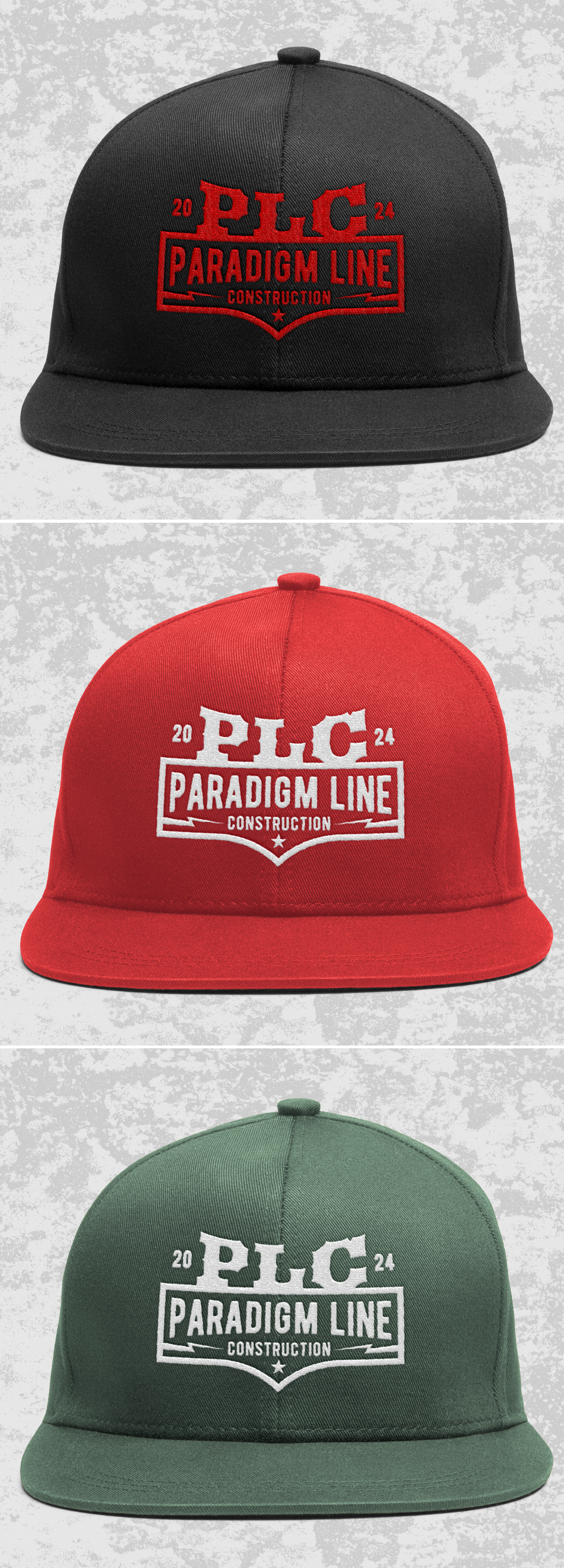 Apparel Design by Oleksandr Tovarkov for PARADIGM LINE CONSTRUCTION LLC | Design #33036979