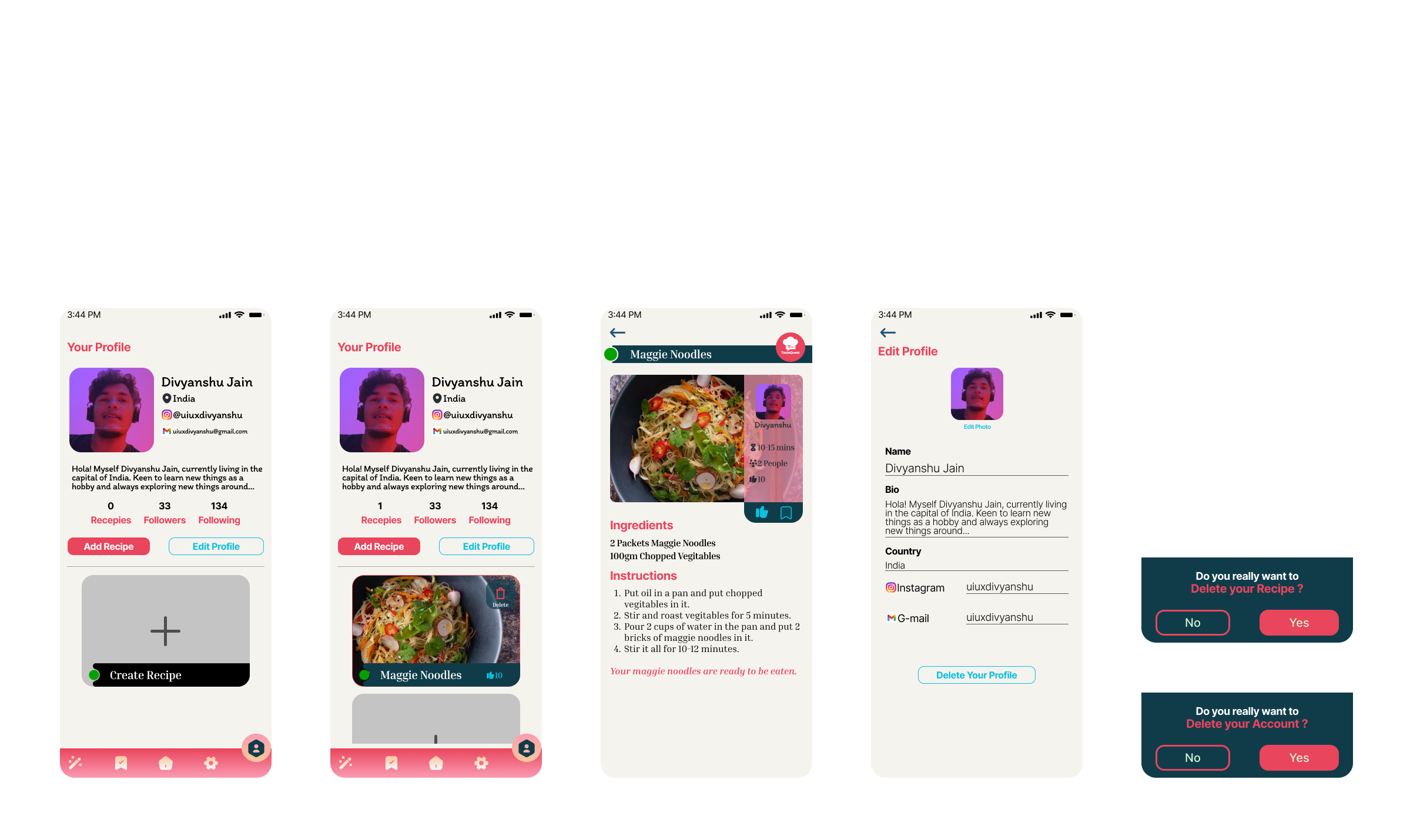 App Design by Mohtasham H for this project | Design #32844771