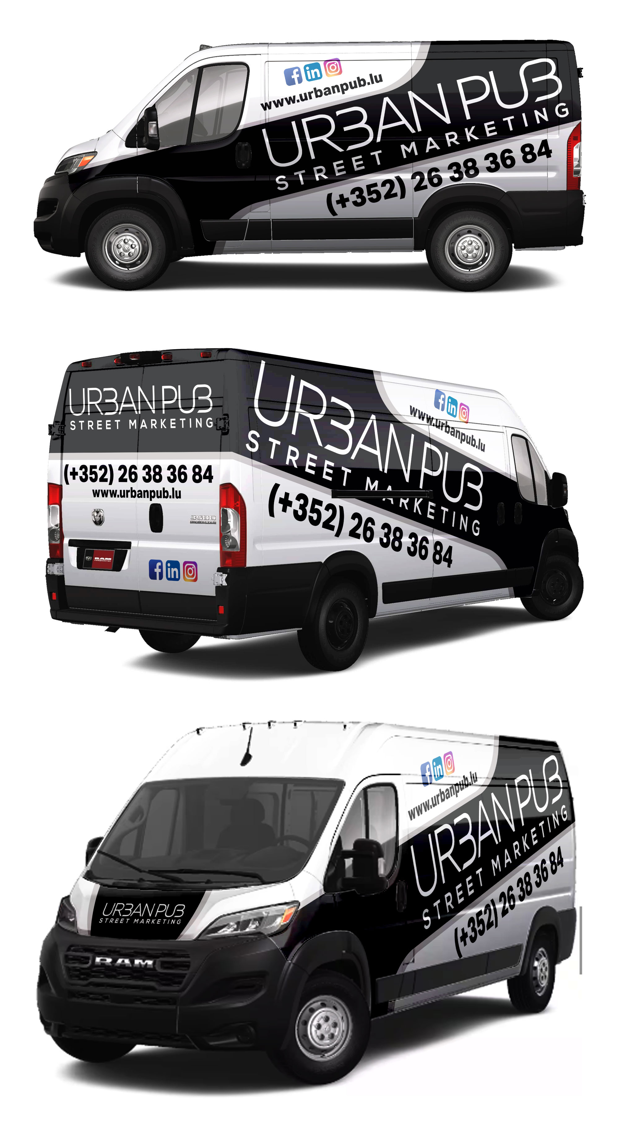 Car Wrap Design by LAXMI DESIGNHUB for CD PUBLICITE LUX | Design: #32873628