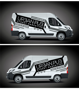 Car Wrap Design by Ibrahim Akash for CD PUBLICITE LUX | Design: #32871485
