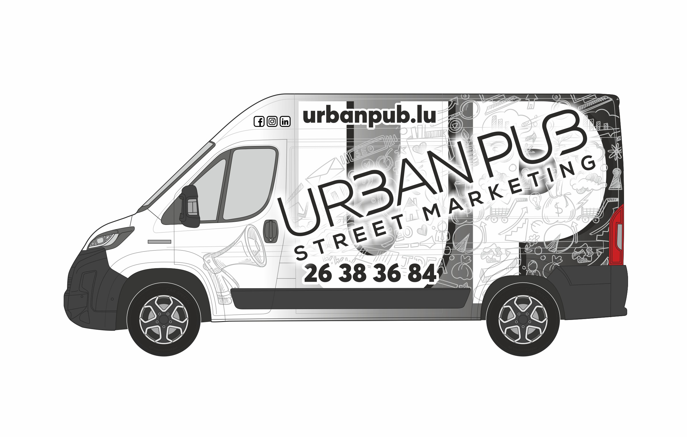 Car Wrap Design by Maestroto for CD PUBLICITE LUX | Design #32871681