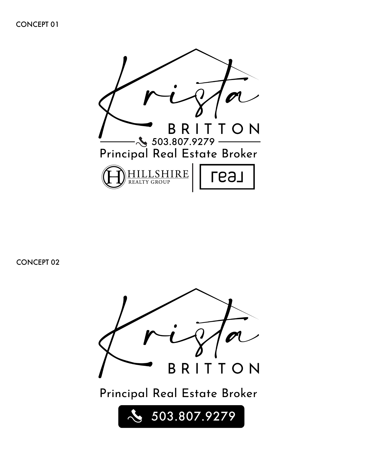 Logo Design by Farhad Kreative for Krista Britton Principal real estate Broker | Design #32843065